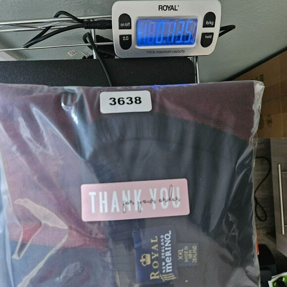 Royal New Zealand 100% Merino Wool Super Soft V-Neck Sweater XXL Vintage 90s - Picture 11 of 11